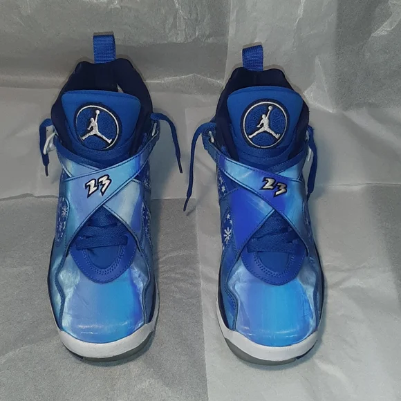 Jordan 8 Retro Sneakers 7Y = Women 8.5 = Men 7 - Picture 2 of 10